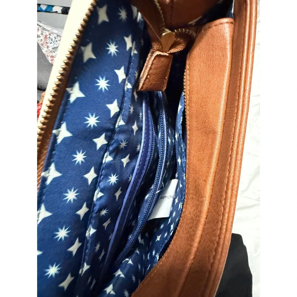 Disney Loungefly Pinocchio Jiminy Cricket Storybook Brown Faux Leather Backpack - Picture 12 of 12